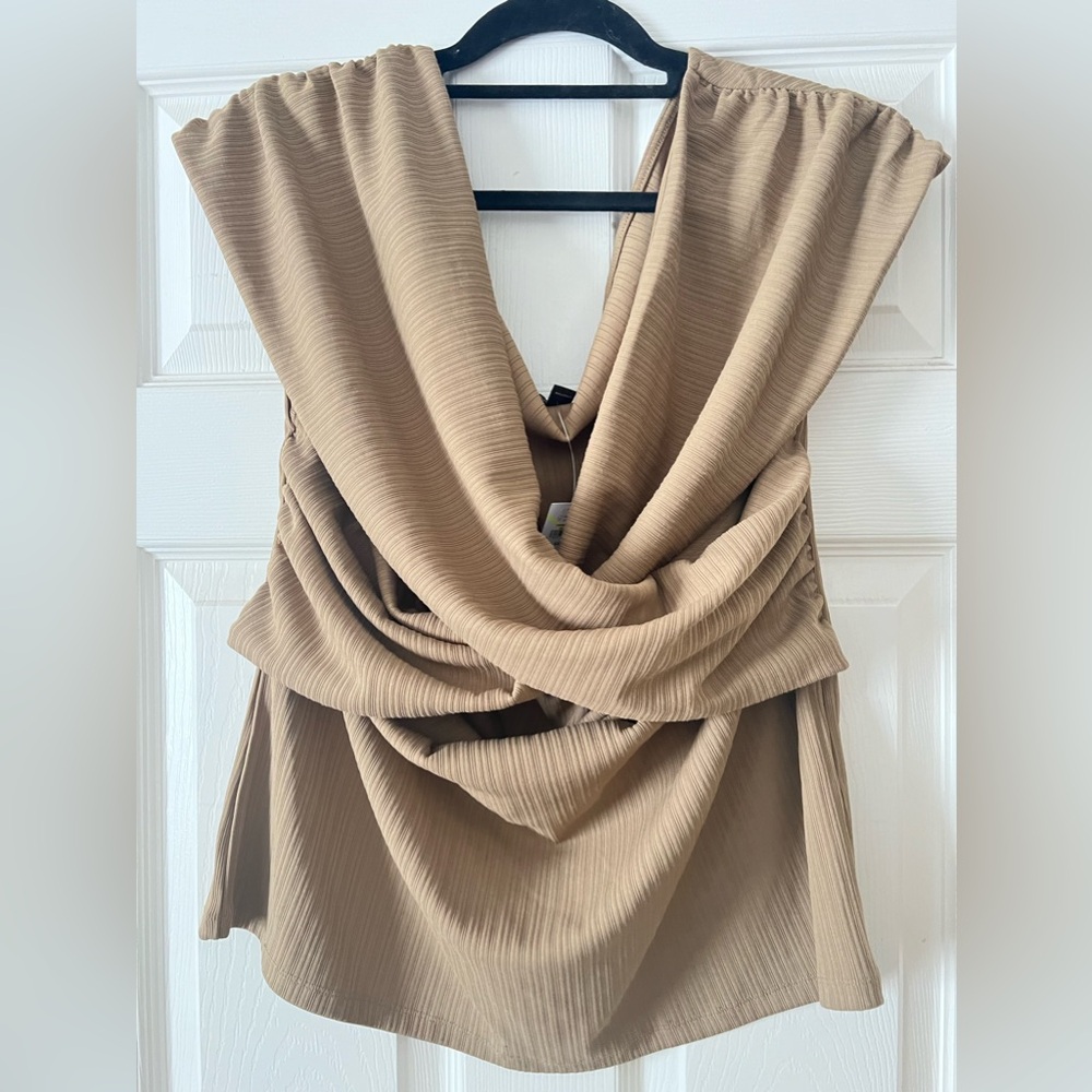 Banana republic ribbed wrap top